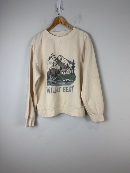 Joe Fresh Tops - Joe Fresh X Jillian Harris Cream Graphic Sweatshirt